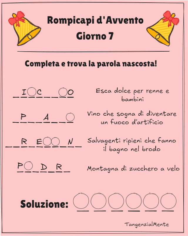 Avvento 2025: Giorno 7